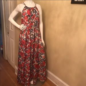 A Pea In The Pod Floral Maternity Dress